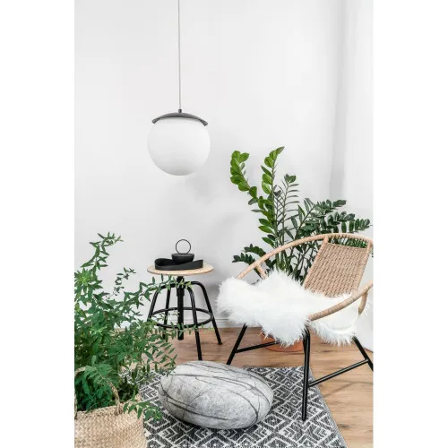 UMMO Lighting Kuul  fekete-fehér függesztett lámpa (UMM-KLE122P0) E27 1 izzós IP20