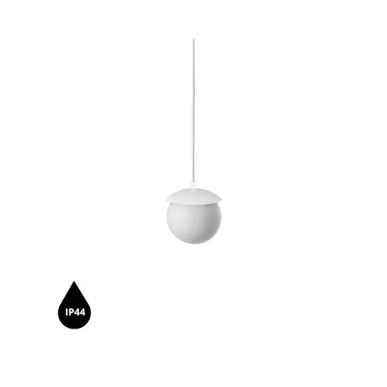 UMMO Lighting Kuul  fehér függesztett lámpa (UMM-KLF111PS0) G9 1 izzós IP44