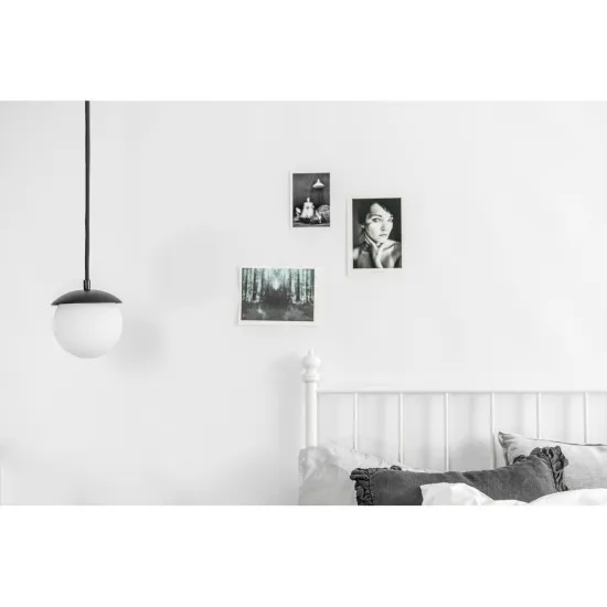 UMMO Lighting Kuul  fekete-fehér függesztett lámpa (UMM-KLF122P0) G9 1 izzós IP20