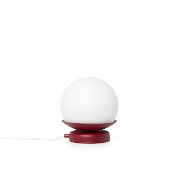 UMMO Lighting Kuul  burgundi-fehér asztali lámpa (UMM-KLS141P1) E27 1 izzós IP20