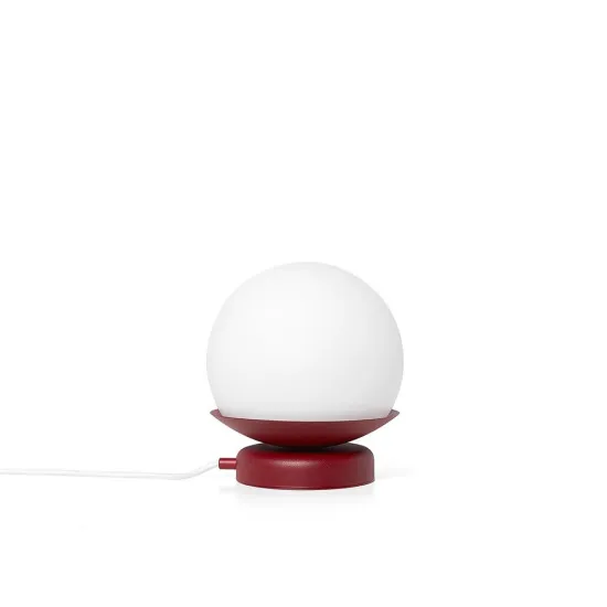 UMMO Lighting Kuul  burgundi-fehér asztali lámpa (UMM-KLS141P1) E27 1 izzós IP20