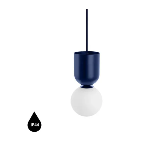 UMMO Lighting Luoti  kék-fehér vízvédett függesztett lámpa (UMM-LUA11313PS0) G9 1 izzós IP44