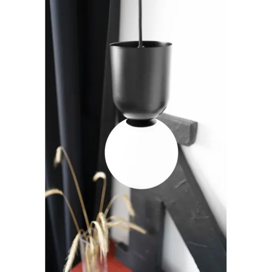 UMMO Lighting Luoti  fekete-fehér vízvédett függesztett lámpa (UMM-LUA122PS0) G9 1 izzós IP44