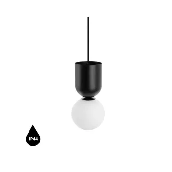 UMMO Lighting Luoti  fekete-fehér vízvédett függesztett lámpa (UMM-LUA122PS0) G9 1 izzós IP44