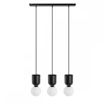 UMMO Lighting Luoti  fekete-fehér függesztett lámpa (UMM-LUL322P0) G9 3 izzós IP20