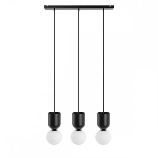 UMMO Lighting Luoti  fekete-fehér függesztett lámpa (UMM-LUL322P0) G9 3 izzós IP20