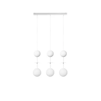 UMMO Lighting Oio  fehér függesztett lámpa (UMM-OIL311P0) G9 3 izzós IP20