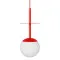 UMMO Lighting Plaat  piros-fehér függesztett lámpa (UMM-PLA11212P0) E27 1 izzós IP20