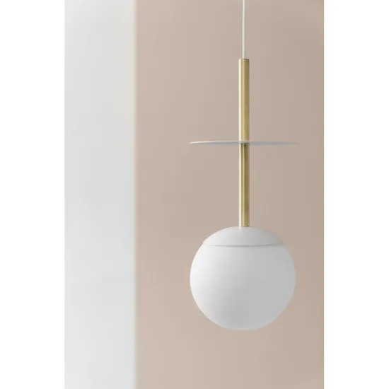 UMMO Lighting Plaat  fehér függesztett lámpa (UMM-PLA131P0) E27 1 izzós IP20