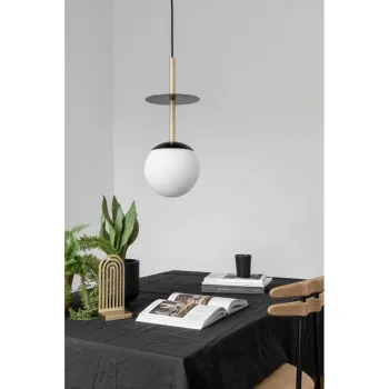 UMMO Lighting Plaat  fekete-fehér függesztett lámpa (UMM-PLA132P0) E27 1 izzós IP20