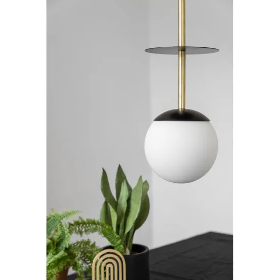 UMMO Lighting Plaat  fekete-fehér függesztett lámpa (UMM-PLA132P0) E27 1 izzós IP20