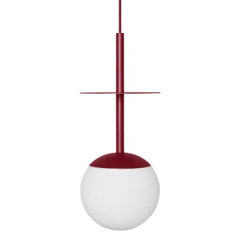 UMMO Lighting Plaat  burgundi-fehér függesztett lámpa (UMM-PLA145P0) E27 1 izzós IP20