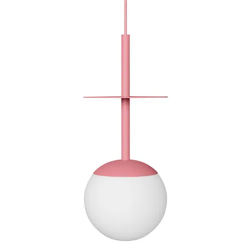 UMMO Lighting Plaat  rózsaszín-fehér függesztett lámpa (UMM-PLA188P0) E27 1 izzós IP20