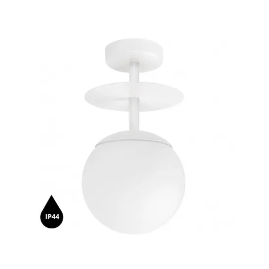 UMMO Lighting Plaat  fehér vízvédett mennyezeti lámpa (UMM-PLB110S3) E27 1 izzós IP44