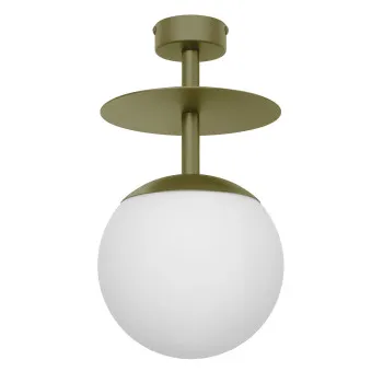 UMMO Lighting Plaat  zöld-fehér mennyezeti lámpa (UMM-PLB114003) E27 1 izzós IP20