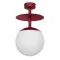 UMMO Lighting Plaat  burgundi-fehér mennyezeti lámpa (UMM-PLB14003) E27 1 izzós IP20