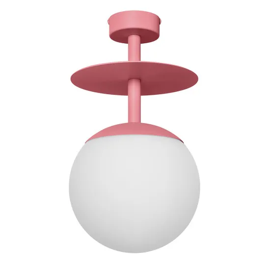 UMMO Lighting Plaat  rózsaszín-fehér mennyezeti lámpa (UMM-PLB18003) E27 1 izzós IP20