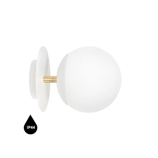 UMMO Lighting Plaat  fehér vízvédett fali lámpa (UMM-PLC113S0) E27 1 izzós IP44