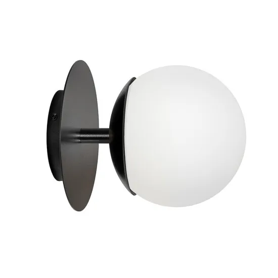 UMMO Lighting Plaat  fekete-fehér fali lámpa (UMM-PLC12000) E27 1 izzós IP20
