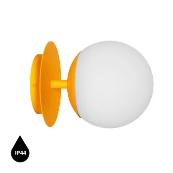 UMMO Lighting Plaat  piros-fehér vízvédett fali lámpa (UMM-PLC150S0) E27 1 izzós IP44