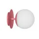 UMMO Lighting Plaat  rózsaszín-fehér fali lámpa (UMM-PLC18000) E27 1 izzós IP20