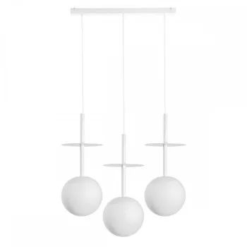 UMMO Lighting Plaat  fehér függesztett lámpa (UMM-PLL311P0) E27 3 izzós IP20