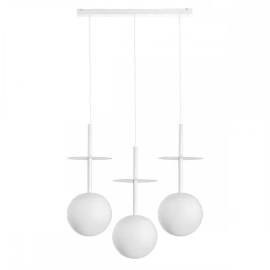 UMMO Lighting Plaat  fehér függesztett lámpa (UMM-PLL311P0) E27 3 izzós IP20