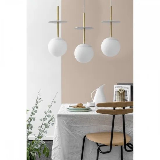 UMMO Lighting Plaat  fehér függesztett lámpa (UMM-PLL331P0) E27 3 izzós IP20