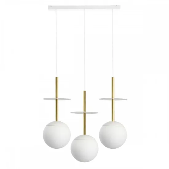 UMMO Lighting Plaat  fehér függesztett lámpa (UMM-PLL331P0) E27 3 izzós IP20