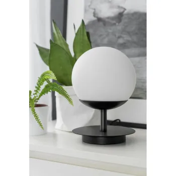 UMMO Lighting Plaat  fekete-fehér asztali lámpa (UMM-PLS122P1) E27 1 izzós IP20