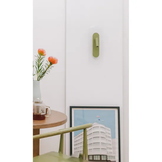 UMMO Lighting Riflo  zöld-átlátszó LED fali lámpa (UMM-RIWD614002) LED 2 izzós IP20