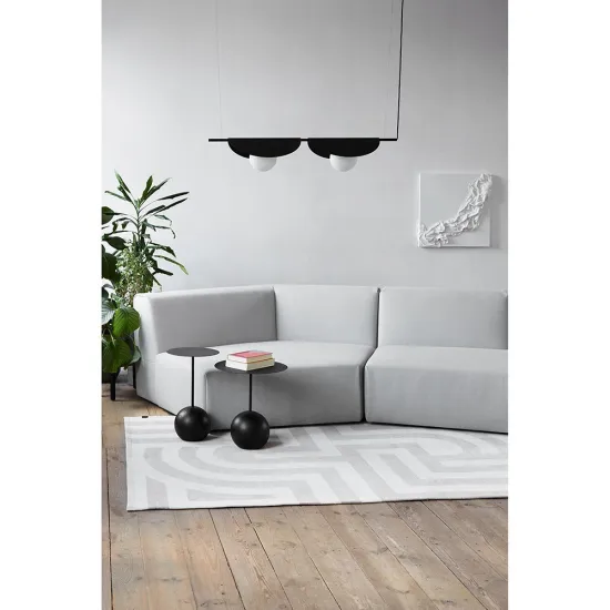 UMMO Lighting Sallo  fekete-fehér függesztett lámpa (UMM-SAB222P0) G9 2 izzós IP20