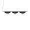 UMMO Lighting Sallo  fekete-fehér függesztett lámpa (UMM-SAC322P0) G9 2 izzós IP20