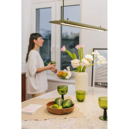 UMMO Lighting Senkei  fehér-átlátszó LED függesztett lámpa (UMM-SNB611P2) LED 1 izzós IP20