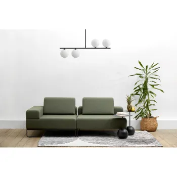 UMMO Lighting Suguri  fekete-fehér vízvédett függesztett lámpa (UMM-SGA122RS3) G9 4 izzós IP44