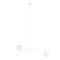 UMMO Lighting Suguri  fehér függesztett lámpa (UMM-SGC311R66) G9 2 izzós IP20