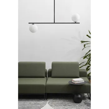 UMMO Lighting Suguri  fehér vízvédett függesztett lámpa (UMM-SGC322RS6) G9 2 izzós IP44