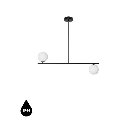 UMMO Lighting Suguri  fehér vízvédett függesztett lámpa (UMM-SGC322RS6) G9 2 izzós IP44