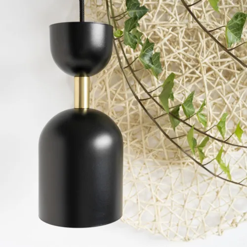 UMMO Lighting Supuru  fekete-arany függesztett lámpa (UMM-SUA132P0) GU10 1 izzós IP20