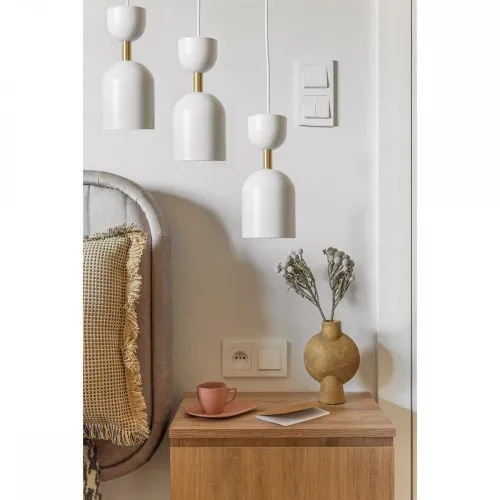 UMMO Lighting Supuru  fehér-arany függesztett lámpa (UMM-SUL331P0) GU10 3 izzós IP20