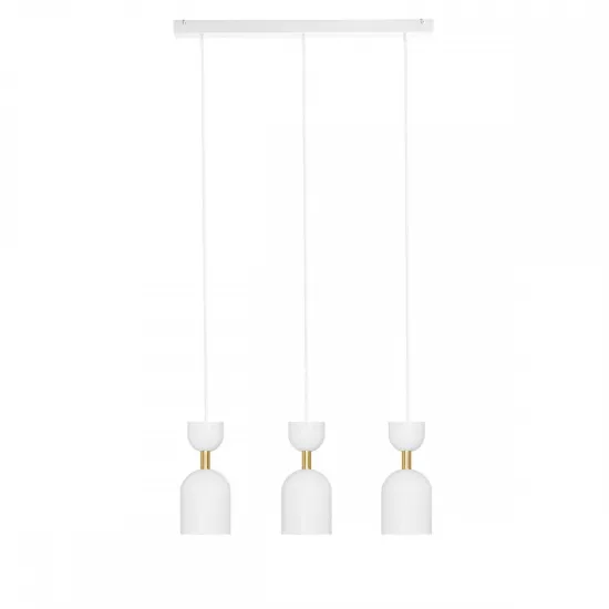 UMMO Lighting Supuru  fehér-arany függesztett lámpa (UMM-SUL331P0) GU10 3 izzós IP20
