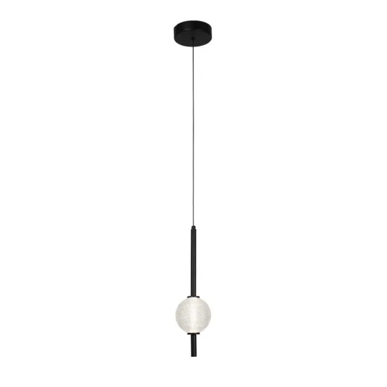 Viokef Abeona fekete LED függesztett lámpa (VIO-4330300) LED 1 izzós IP20