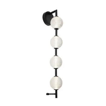 Viokef Abeona fekete LED fali lámpa (VIO-4330700) LED 1 izzós IP20