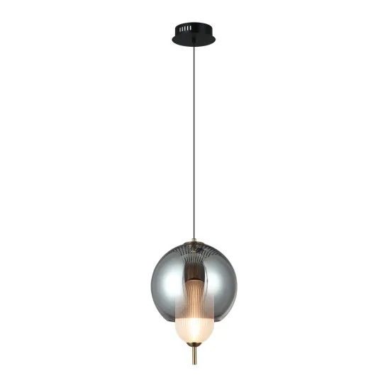 Viokef Adol füstszínű-fehér LED függesztett lámpa (VIO-4326600) LED 1 izzós IP20