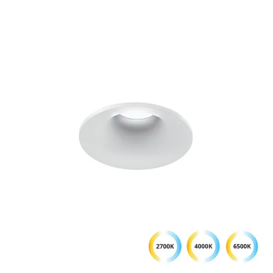 Viokef Alvey fehér LED mennyezetbe építhető spotlámpa (VIO-4323000) LED 1 izzós IP20