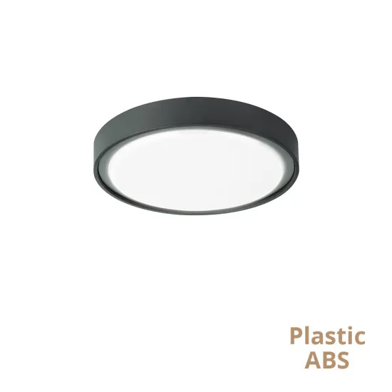 Viokef Anabella sötétszürke LED kültéri mennyezeti lámpa (VIO-4257301) LED 1 izzós IP65