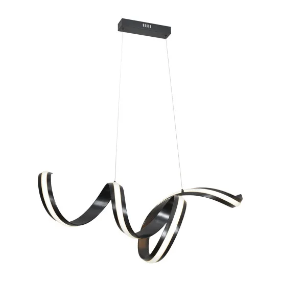 Viokef Arezia fekete LED függesztett lámpa (VIO-4324100) LED 1 izzós IP20