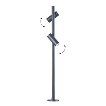 Viokef Aruba sötétszürke LED kültéri állólámpa (VIO-4349500) LED 1 izzós IP65