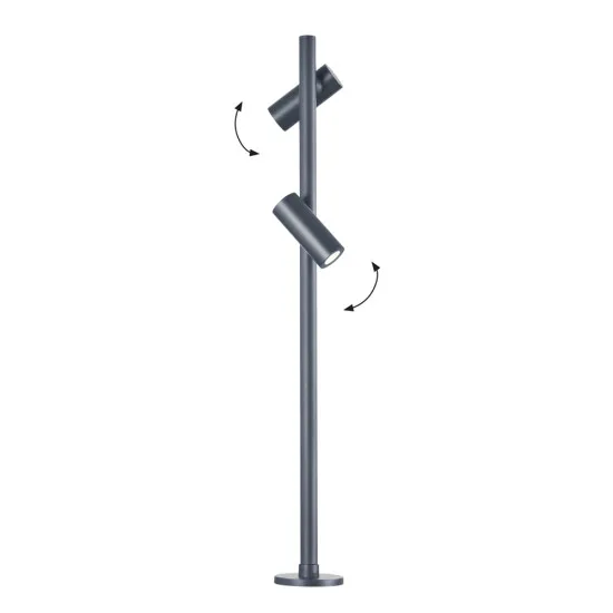 Viokef Aruba sötétszürke LED kültéri állólámpa (VIO-4349500) LED 1 izzós IP65