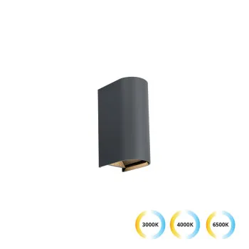 Viokef Azores sötétszürke LED kültéri falikar (VIO-4343001) LED 1 izzós IP65